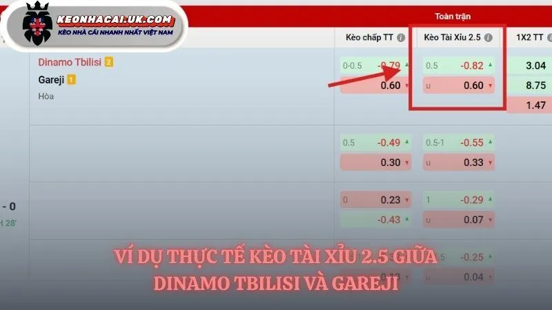 Kèo tài xỉu 2 1/2 là sao và ranh giới thắng thua
